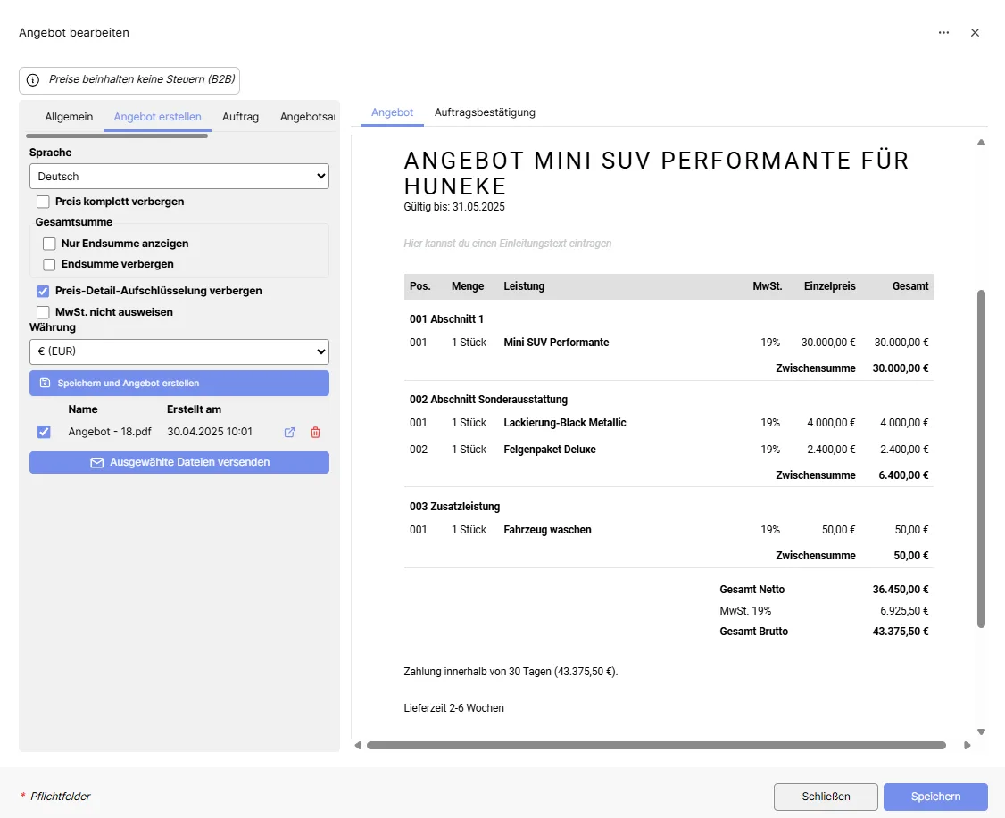 NYO Angebote — Vorschau
